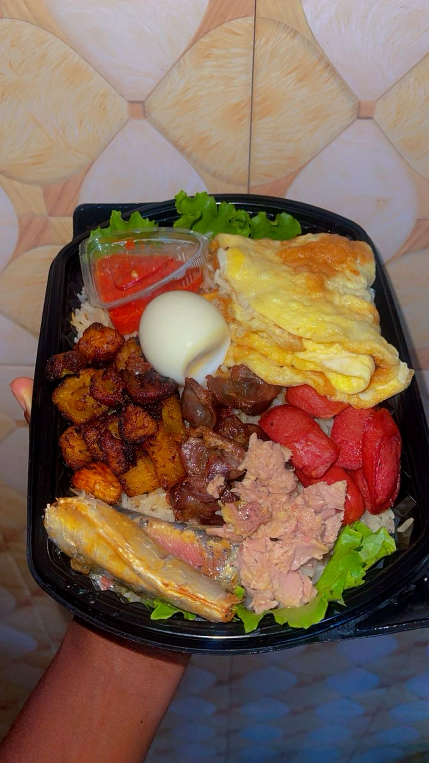Colourful meal from Norma’s Foodlynk